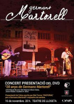 CARTELL PRESENTACIÓ DVD 20 ANYS DE GERMANS MARTORELL