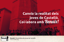 Col·labora amb Renaix! Participa en la campanya per a canviar la realitat de la joventut a Castelló