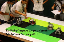 RoboCaspers a Qatar a la Final Internacional de futbol amb robots