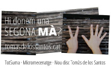 Segona Mà, nou disc de Tomàs de los Santos