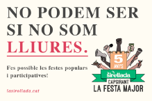 La Sirollada 2018. No podem ser si no som lliures. 