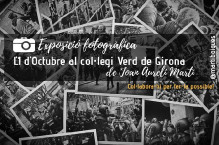 Exposició fotogràfica: 1-O al Col·legi Verd