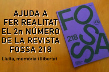 Segona Revista Fossa 218. Lluita, memòria i llibertat
