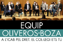 OLIVEROS - BOZA 2021 CANDIDATURA PER LIDERAR EL COL·LEGI DE L'ADVOCACIA DE BARCELONA