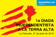 1a DIADA INDEPENDENTISTA a la Terra Alta