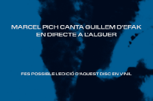 Disc de vinil «Marcel Pich canta Guillem d'Efak - En directe a l'Alguer»