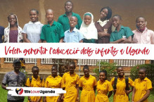 Ajuda’ns a garantir l’educació dels infants a Uganda