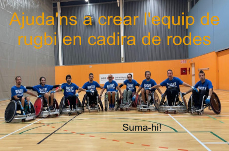 Ajuda'ns a crear l'equip de Rugbi en Cadira de Rodes Spartans Granollers