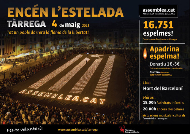 Encén l'estelada de 16.751 espelmes