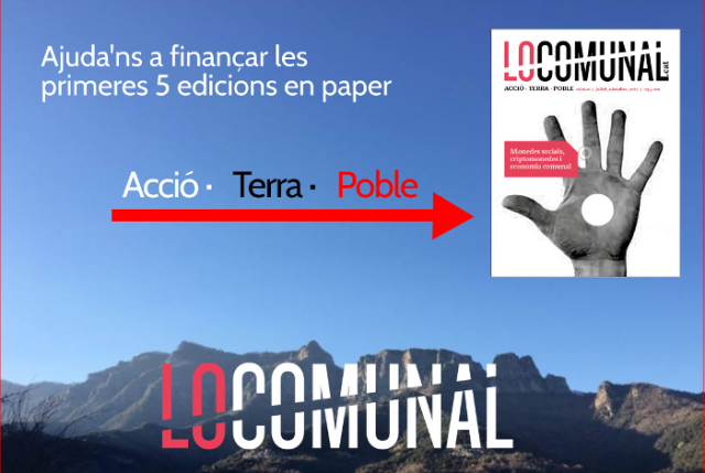 Revista Lo Comunal, acció · terra · poble